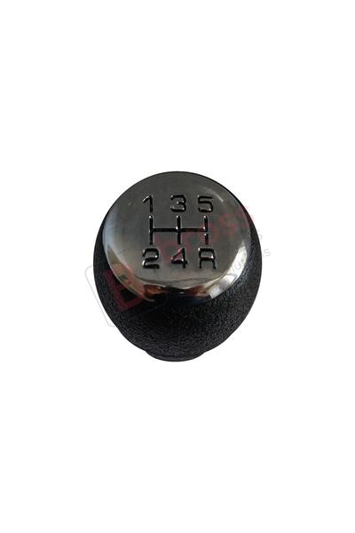 Bross Otomotiv Black Chrome Color Manual 5 Forward Gear Shift Knob for Citroen Berlingo Peugeot Partner Mk1 2403.t9