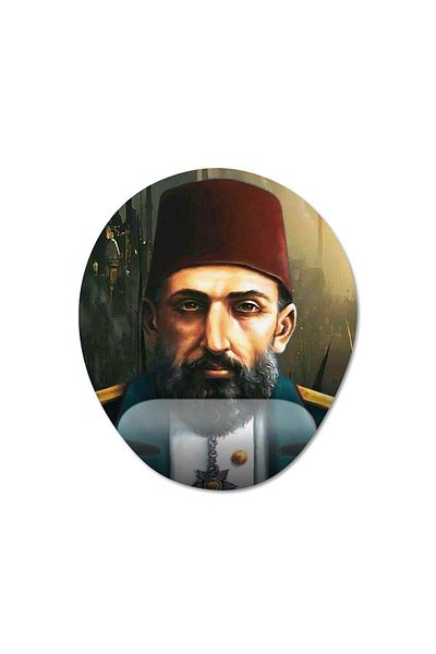 Pixxa سلطان الثانيموديل لوحة ماوس مع مسند للمعصم من عبد الحميد هان - 2 بيضاوي