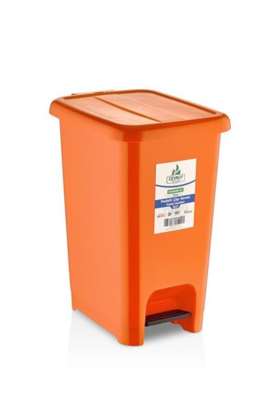 Genel Markalar Slim Pedallı Çöp Kovası Renkli (20 LT) 4 Renk