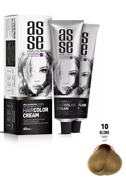 asse Hair Color Systems Saç Boyası 60 Ml. -10 Sarı