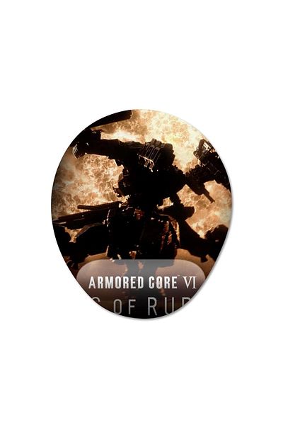 Pixxa نموذج لوحة الماوس المسلحة Core Vi: Fires Of Rubicon بمساعدة المعصم - 4 بيضاوي