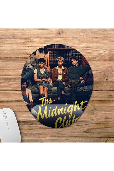 Pixxa نموذج لوحة الماوس لدعم المعصم من The Midnight Club - بيضاوي واحد