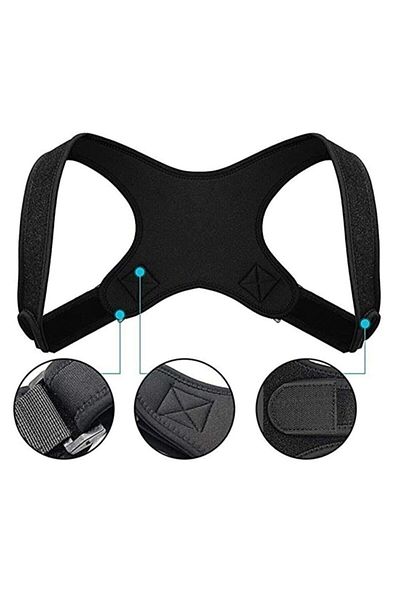 HerŞey Marketing Black Orthopedic Medical Physious Corset Scoliosis Upright Posture Corset Belt Anti-Humpback