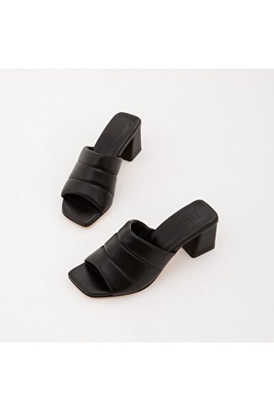 Tamer Tanca Women's Vegan Heeled Slippers 231 06 Byn Trlk Y22