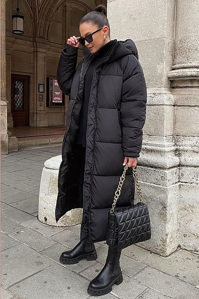 Madmext Winterjacke - Schwarz - Puffer
