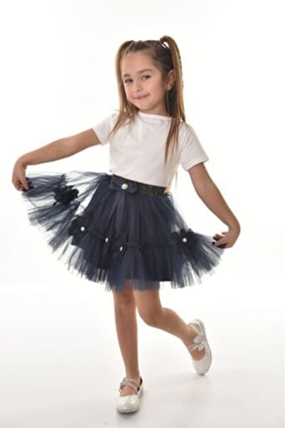 ÖFİ Kids Öfi Kız Papatyalı Tütü Etek