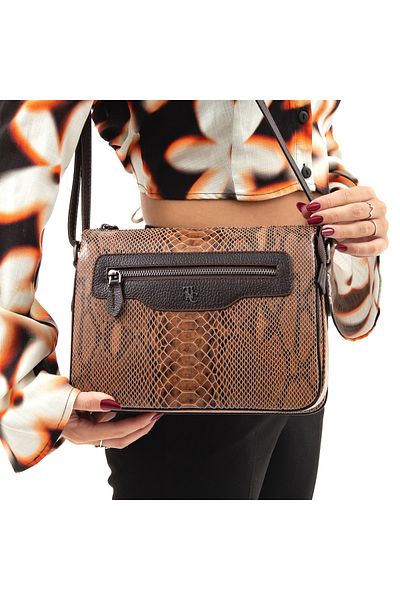 Tamer Tanca Women's Leather Shoulder Bag 898 3014 Bn Bag Sk 22/23