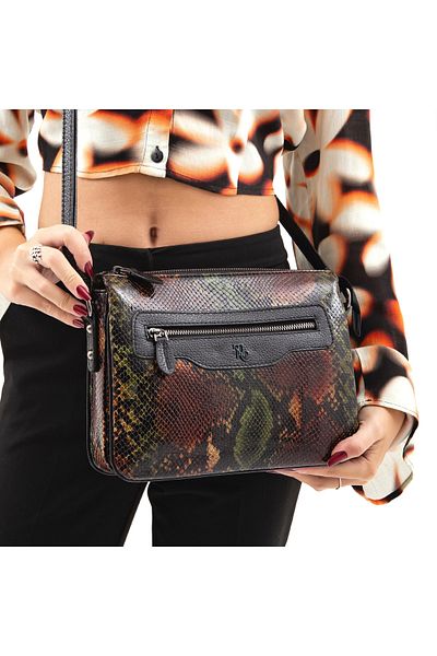 Tamer Tanca Women's Leather Shoulder Bag 898 3014 Bn Bag Sk 22/23