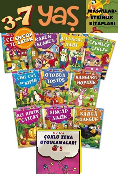 Timaş Çocuk Okul Öncesi Mini Masallar Serisi 2. Set (10 Kitap)