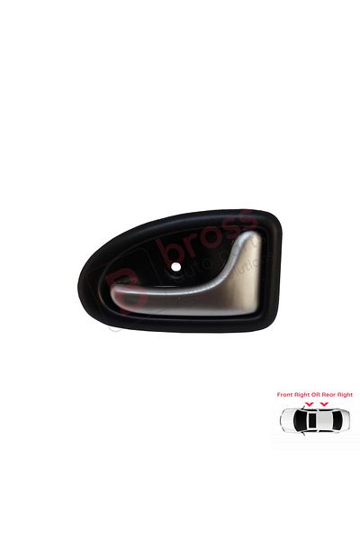 Bross Otomotiv Inner Front Or Rear Right Door Handle Chrome Plated For Renault