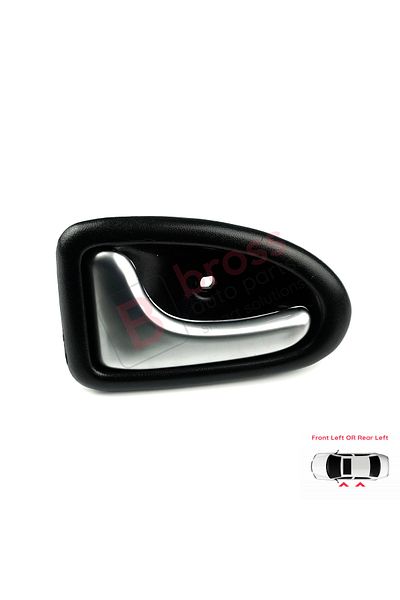 Bross Otomotiv Inner Front Or Rear Left Door Handle Chrome Plated For Renault
