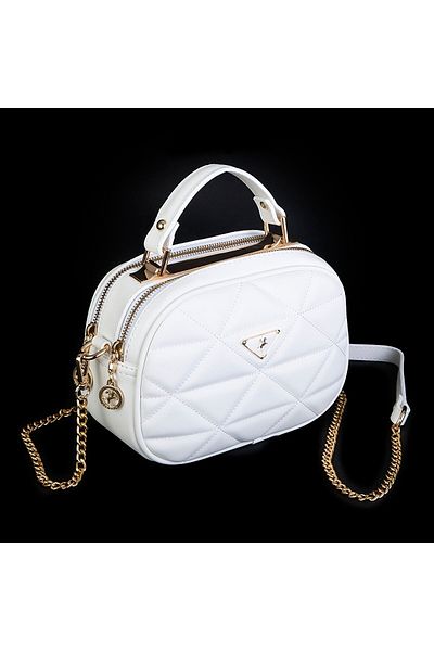 By Hakan Byhakan Nas Bag-947 - Dona White Shoulder Bag Crossbody