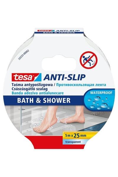 Tesa Islak Zemin için Kaydırmaz Bant, 5mx25mm