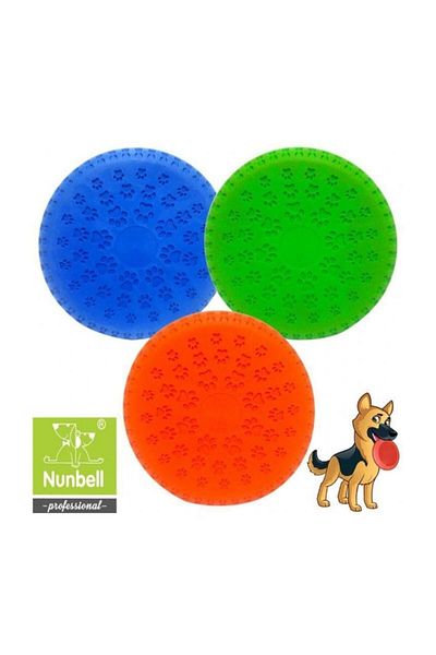 Nunbell Dog Toy Plastic Firizbi 23 Cm