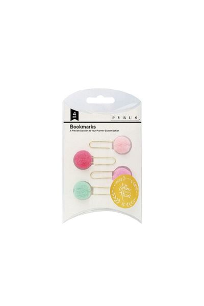 Syloon Pyrus 4-Piece Pompom Paperclip
