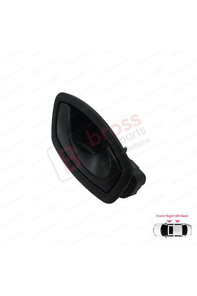 Bross Otomotiv Right Inner Door Opening Handle Black For Renault Fluence Megane Mk3 Clio Mk4 Captur806710001r