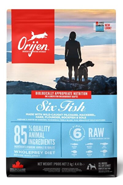 Orijen Six Fish 6 Balıklı Tahılsızyetişkin Köpek Maması 2 kg