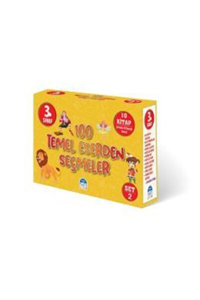 Martı Çocuk Yayınları 3. Sınıf 100 Temel Eserden Seçmeler / Set 2 ( Sarı )