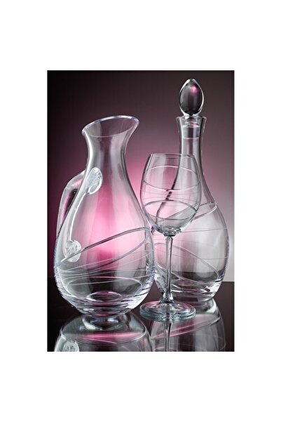 KCD Samanyolu 31 Parça Cam Sofra Sunum Çeyiz Seti Su Bardak Takımı Kesme El D...