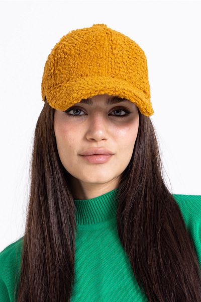 LadyColor Hat Plush Pompom Fabric