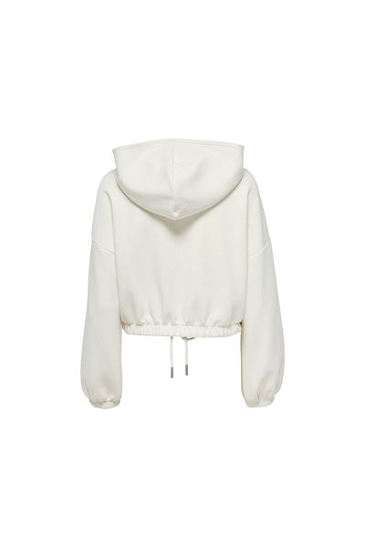 ONLY Onlscarlett L/s Zip Hood Swt Noos Women's Casual Jacket15210679-Bırch Cream