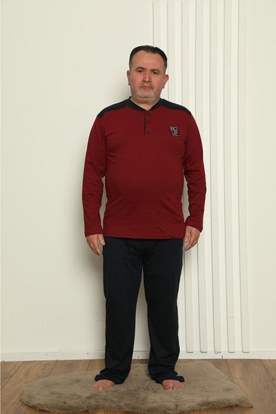TAMPAP Ανδρικό Σετ Πιτζάμες Μεγάλου Μεγέθους Xl 2xl 3xl 4xl Πιτζάμες Μέγεθος