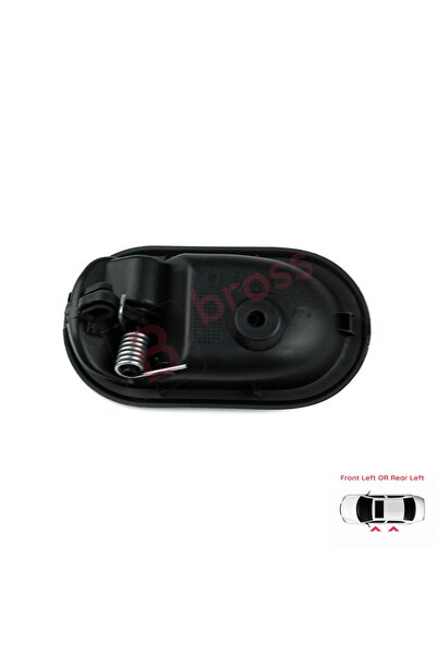 Bross Otomotiv Front Or Rear Left Inner Door Chrome Opening Handle For Dacia