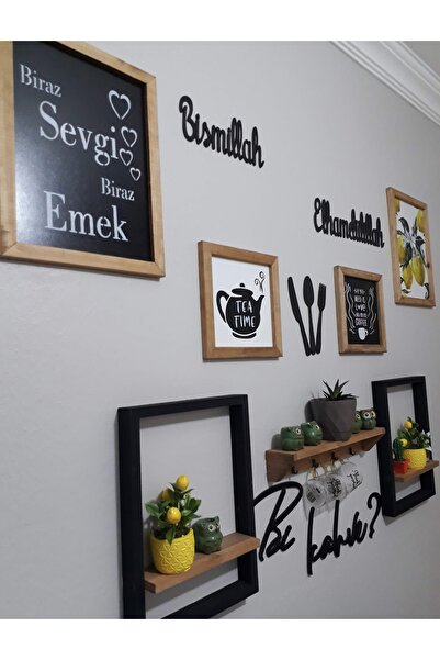 woodhomeworks Gerçek Ahşap Mutfak Dekor