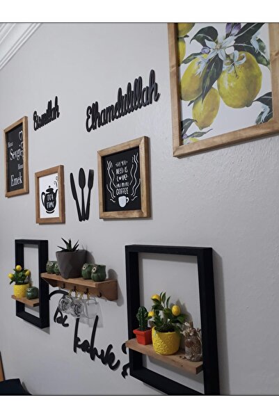 woodhomeworks Gerçek Ahşap Mutfak Dekor