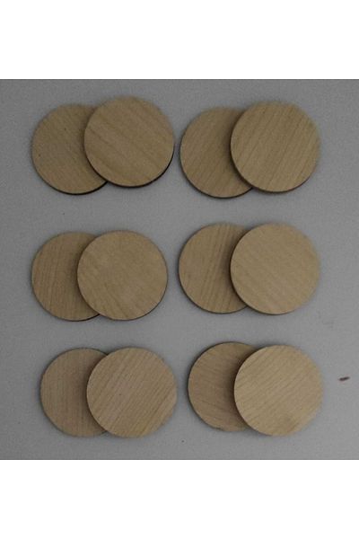 firdevsi hobi Supla-runner American Service-35x35cm -3mm-12 Pieces