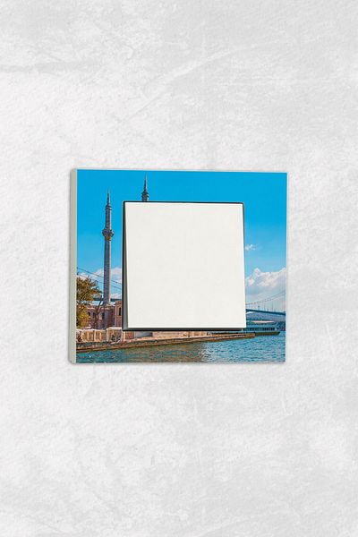 markcat Ovivo grano UV Printed Istanbul Concept White Single Decorative Switch Socket Frame Set