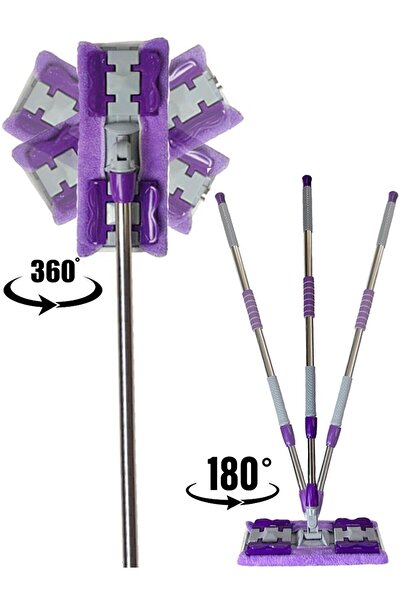 KÜÇÜK EW ( 1 Adet ) Yedek Bez Hediyeli Yer Mopu Fayans Duvar Yüzey Temizlik M...