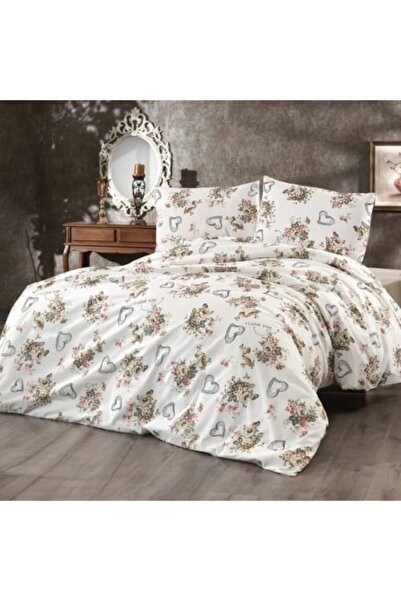 Aysalife home tekstil طقم غطاء لحاف قطني فردي عالي الجودة بنمط قلب حديث