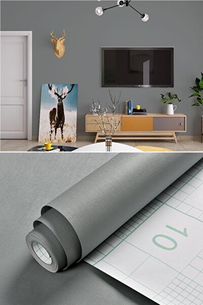 Trendpoint 60x200cm Kendinden Yapışkanlı Mat Duvar Veya Mutfak Banyo Dolap Kaplama Dekorasyon