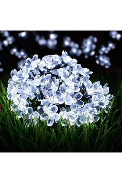 Trendpoint 30 Ledli Solar Çiçekli Bahçe Aydınlatma Dekorasyon Güneş Enerjili ...