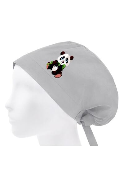 bonecim Bonnet Hijab Tema Panda Doctor Asistenta Spital Chirurgie Medicala Bo...