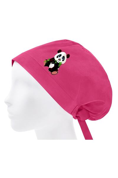 bonecim Bonnet Hijab Tema Panda Doctor Asistenta Spital Chirurgie Medicala Bo...