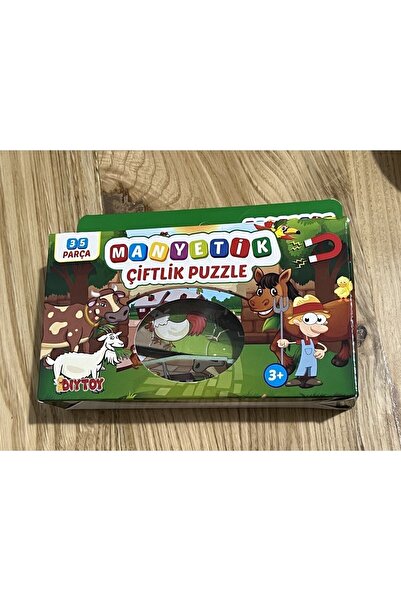 Dıytoy Yayınları Manyetik Puzzle - Çiftlik / 35 Parça Puzzle/ +3 Yaş