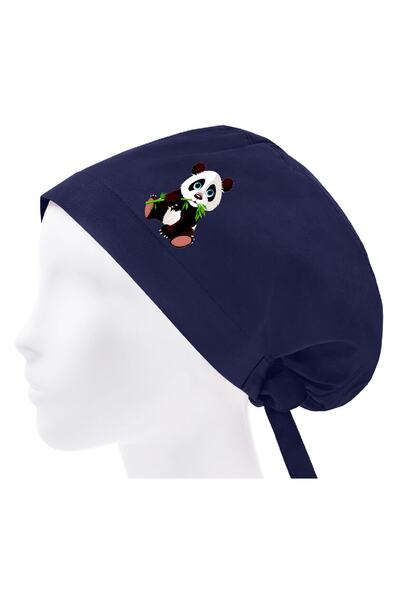 bonecim Bonnet Hijab Tema Panda Doctor Asistenta Spital Chirurgie Medicala Bo...