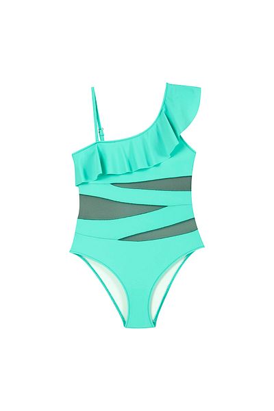SHELLSEA Girl's Tulle Flounce Swimsuit