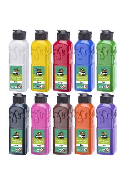 Nova Color Parmak Boyası 250 Gr. 10 Renk
