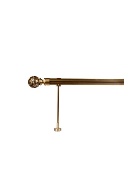 RUSTIKCIM Alüminyum Antik Rustik Perde Askısı Fon Perde Askısı 125 Cm Krs-10