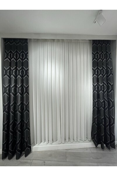 Brillant Tül Perde 3/1 Sık Pile