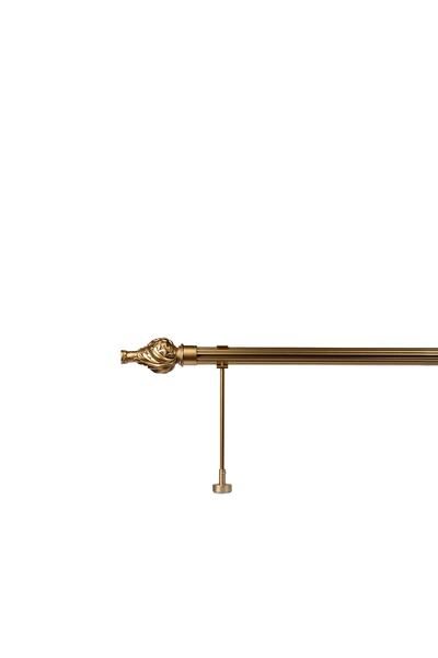 RUSTIKCIM Alüminyum Antik Rustik Perde Askısı Fon Perde Askısı 100 Cm Krs-12