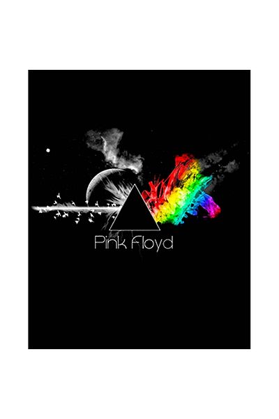 Z zepplin Pink Floyd Rainbow Patch mare pe spate