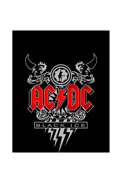 Z zepplin Ac Dc Black Ice Design Patch mare pe spate