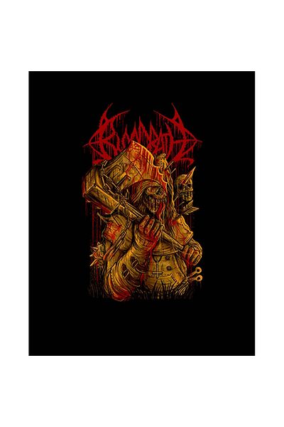 Z zepplin Patch pentru spate mare Bloodbath Skull