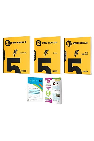 Hız Yayınları 5. Sınıf Matematik Türkçe Ve Fen Bilimleri Soru Bankası Güncel ...