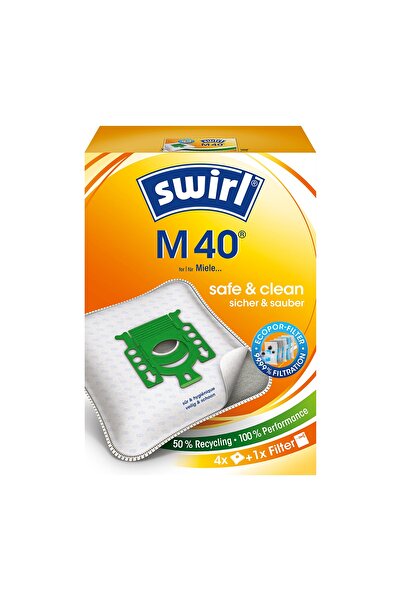 Swirl M 40/10 Ecopor Siemens Ve Bosch Elektrikli Süpürgeler Için Toz Torbası | Ecopor-filter