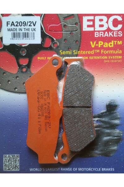 EBC Fa209/2v 2017-2022 Bmw F 750 Uyumlu Gs Ön Fren Balatası Yarı Sinterli Balata